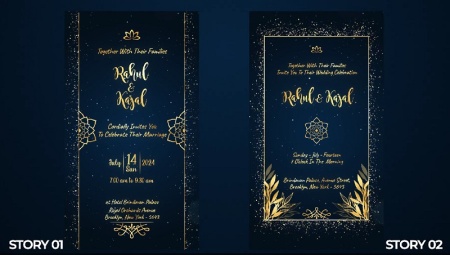 دانلود پروژه افتر افکت استوری اینستاگرام دعوتنامه عروسی