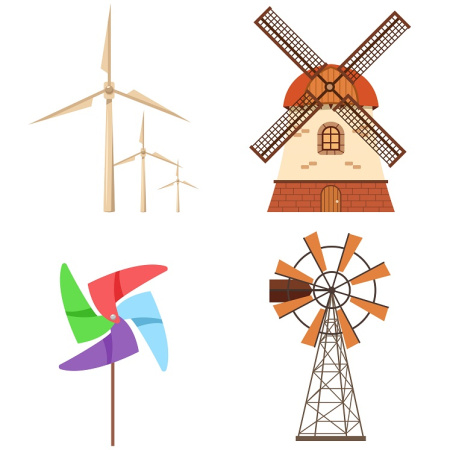 وکتور آسیاب بادی