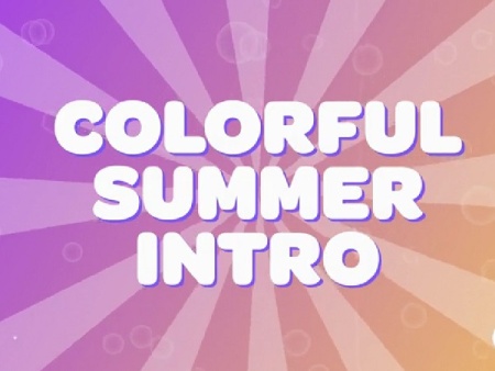 پروژه پریمیر اینترو تابستانی Colorful Summer Intro