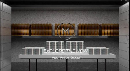 پروژه افتر افکت لوگو صندوق بانکی Bank Logo