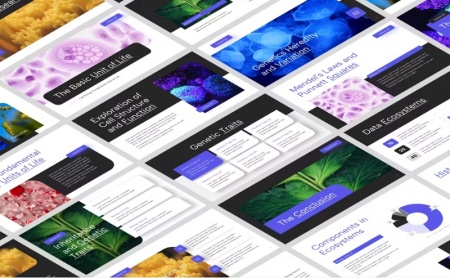 قالب آماده پاورپوینت زیست شناسی