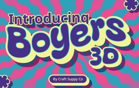 فونت های سه بعدی انگلیسی