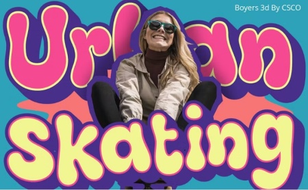 فونت سه بعدی انگلیسی