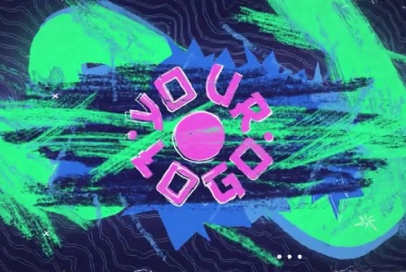 پروژه افتر افکت لوگو با براش Grunge Brush Logo Title