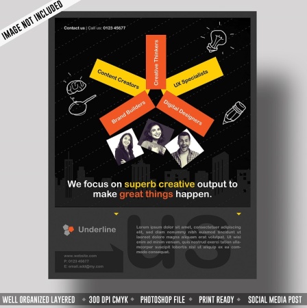 فایل لایه باز پوستر تبلیغاتی