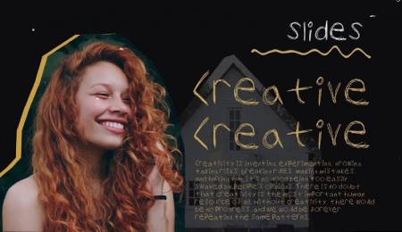 پروژه اسلایدشو افتر افکت با کاغذ مچاله Stylish Crumbled Slides