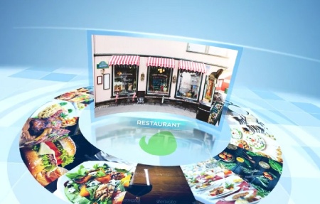 دانلود پروژه افتر افکت نمایش تصاویر در نمایشگر منحنی Curved Display