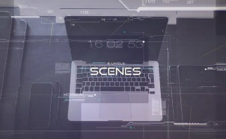 پروژه اسلایدشو افتر افکت پارالاکس دیجیتالی Digital Futuristic