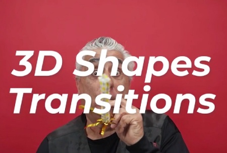 ترانزیشن پریمیر اشکال سه بعدی 3D Shapes