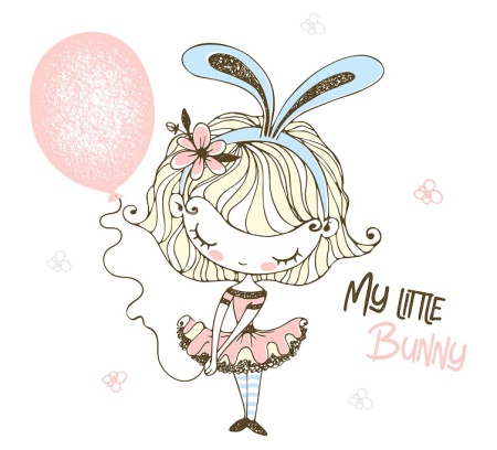 دانلود وکتور دختر بچه فانتزی