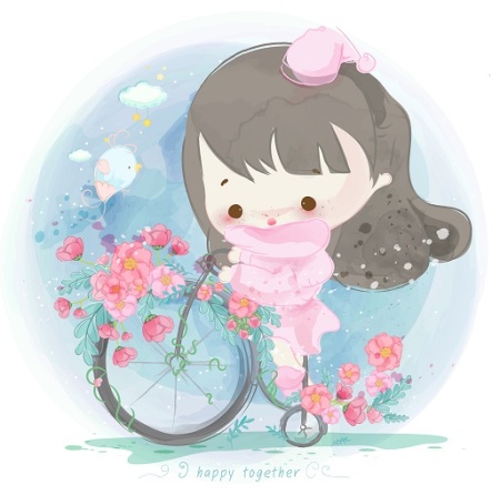 وکتور دختر بچه فانتزی