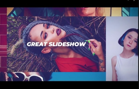 پروژه افتر افکت اسلایدشو با تقسیم صفحه نمایش Great Slideshow