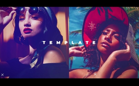 پروژه اسلایدشو افتر افکت با تقسیم صفحه نمایش Great Slideshow