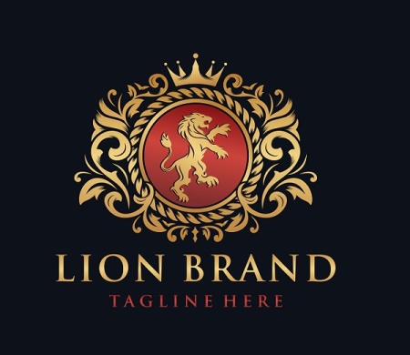 طرح لایه باز لوگو شیر