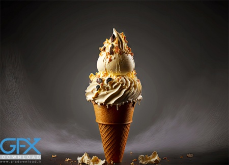 عکس بستنی شیک شکلاتی