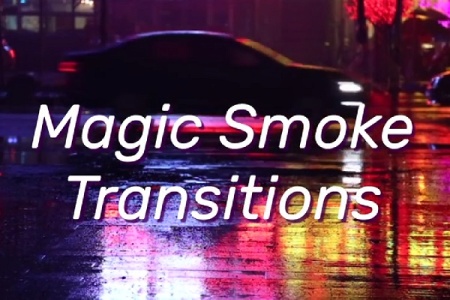 ترانزیشن پریمیر با افکت دود جادویی Magic Smoke