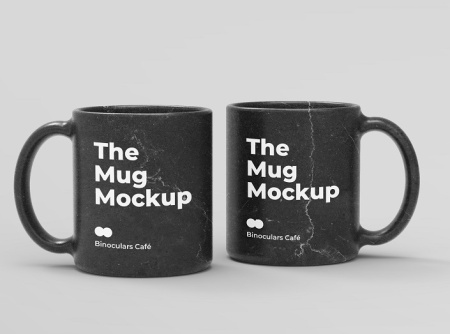 دانلود موکاپ لیوان مشکی