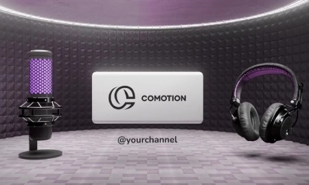 پروژه افتر افکت نمایش لوگو پادکست Podcast Logo Opener