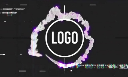 دانلود پروژه پریمیر لوگو با دود و سبک گلیچ Smoke & Glitch Logo
