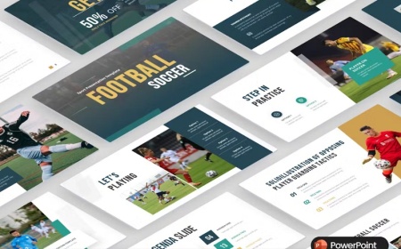 دانلود قالب پاورپوینت فوتبالی