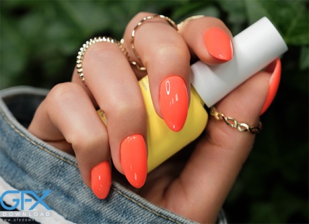 عکس ژلیش ناخن تابستانی