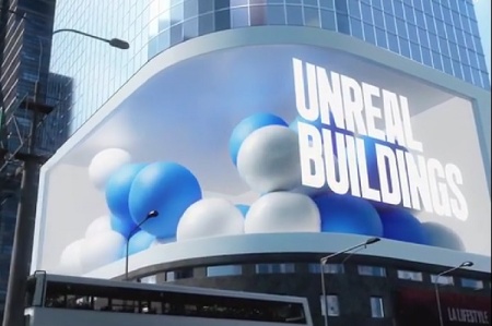 پروژه پریمیر تایپوگرافی روی ساختمان های شهر Unreal Buildings