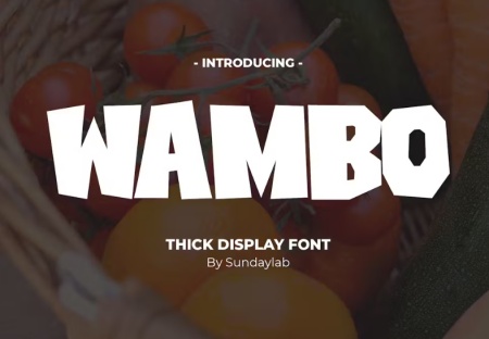 فونت ضخیم انگلیسی