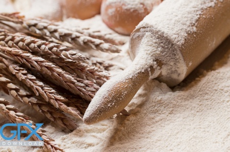 عکس گندم پوست کنده