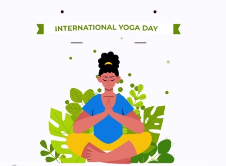 پروژه افتر افکت موشن گرافیک یوگا International Yoga Day