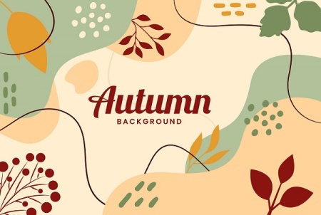 طرح وکتور بک گراند پاییز