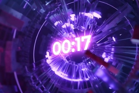 پروژه افتر افکت نمایش لوگو سه بعدی شمارش معکوس Broken Time Logo