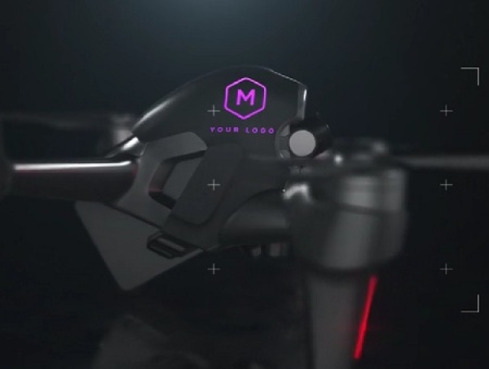 دانلود پروژه افتر افکت لوگو با پرواز پهپاد سه بعدی Drone Reveal