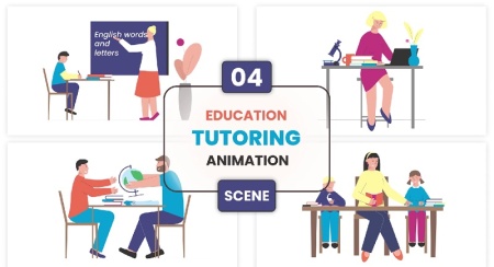 پروژه افتر افکت موشن گرافیک آموزشی Education Tutoring