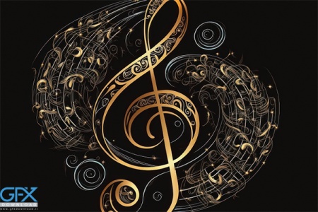 عکس نت موسیقی فانتزی