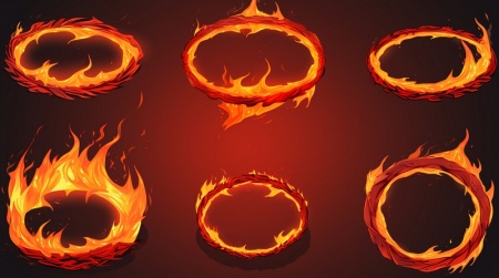 وکتور حلقه آتش