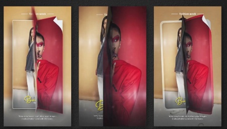 پروژه افتر افکت ریلز اینستاگرام با افکت ورق خوردن