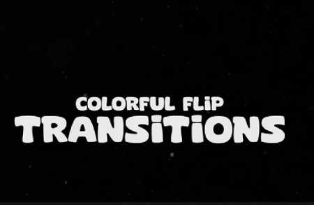 ترانزیشن پریمیر شکل های رنگارنگ Colorful Flip