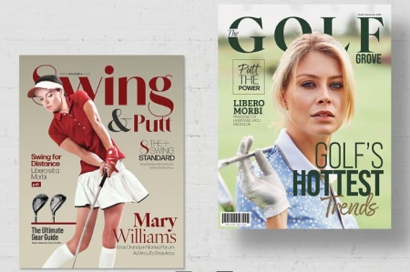 دانلود فایل لایه باز پوستر مجله گلف