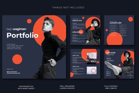 طرح لایه باز پورتفولیو