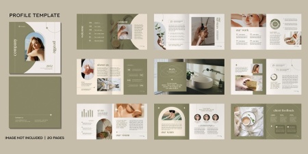 طرح لایه باز تمپلیت پورتفلیو