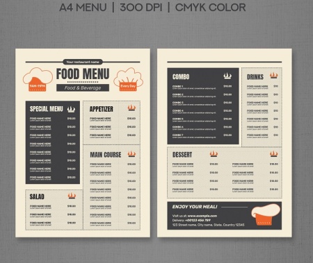 دانلود طرح لایه باز لیست قیمت