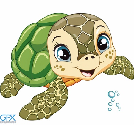 عکس لاک پشت انیمیشنی