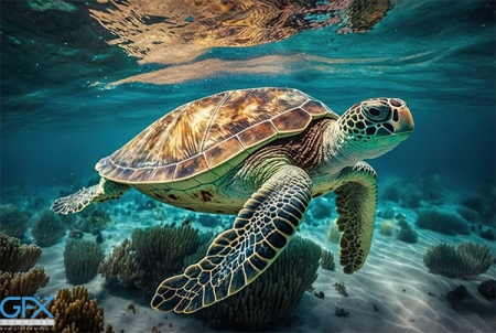 عکس لاک پشت دریایی