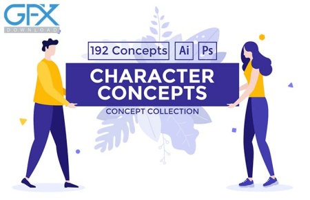 مجموعه شخصیت های لایه باز وکتور