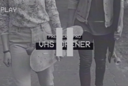 پروژه پریمیر استارت فیلم به سبک قدیمی VHS Opener