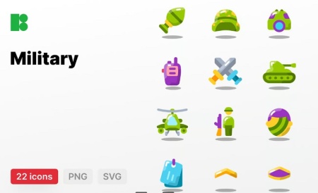 آیکون نظامی و جنگ