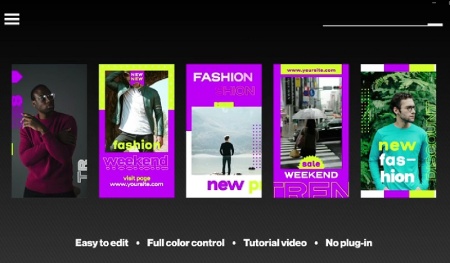 پروژه آماده افتر افکت 5 استوری اینستاگرام Weekend Shopping Stories