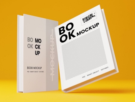 دانلود موکاپ کتاب سه بعدی