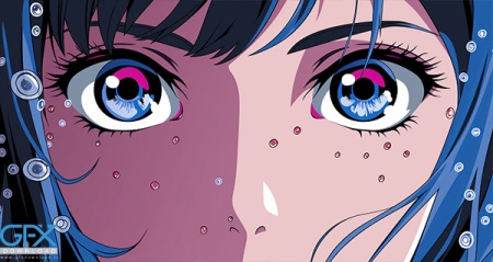 دانلود عکس چشم انیمه ای