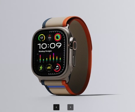 موکاپ لایه باز اپل واچ و آیفون